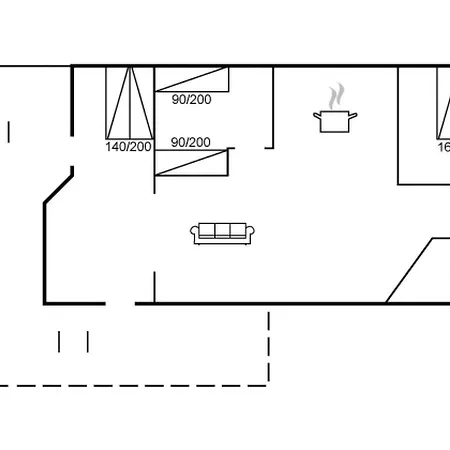 Nyaraló Skakke - 900m From The Sea By Interhome